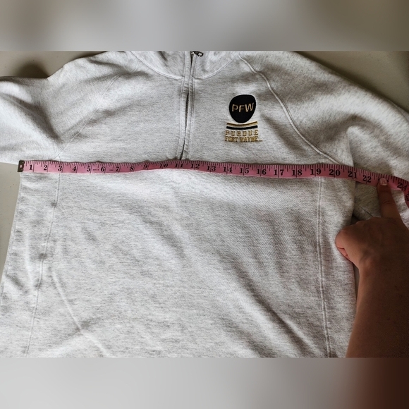 Purdue Fort Wayne Quarter Zip Gray Women's Pull-Over Sz L. - Picture 7 of 8